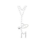 Collar Silver Eye Magnolia + Inicial