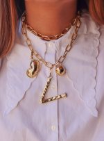 Collar Magnolia + Inicial - Imagen 2