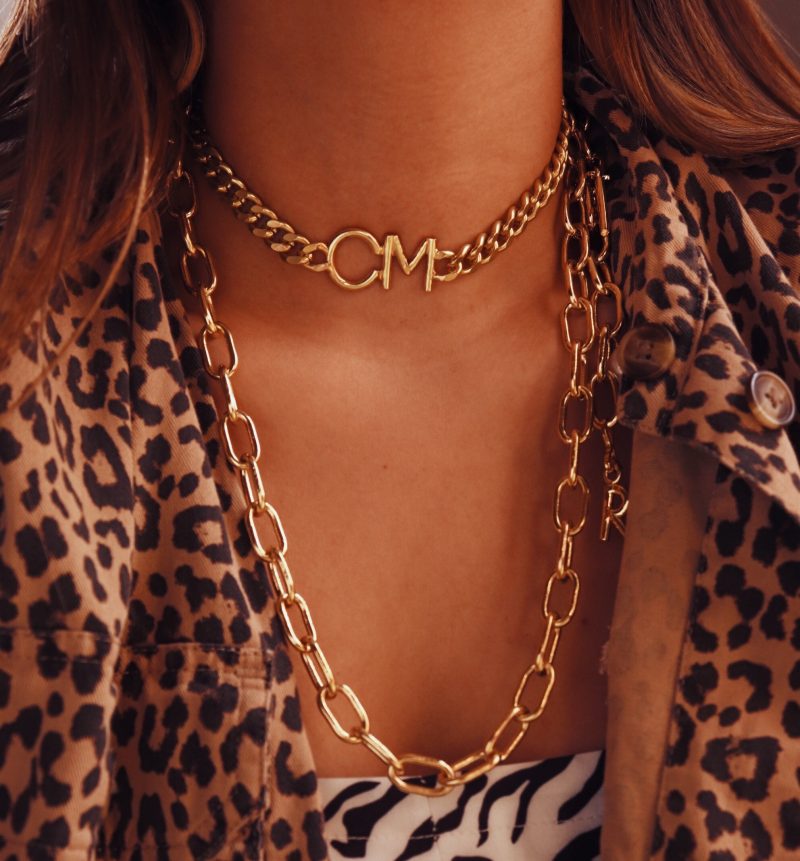 Collar Cayetana Doble Inicial - Imagen 2