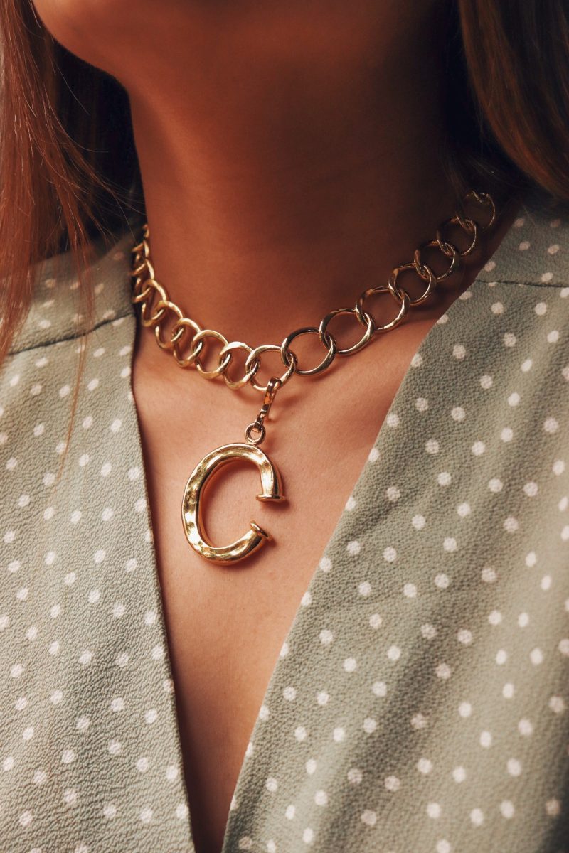 Collar Cayetana + Inicial 4cms - Imagen 2