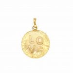 Colgante Moneda Love