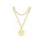 Collar Crisantemo + Moneda Love