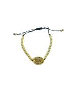 PULSERA HAGAMOS POSIBLE LO IMPOSIBLE (NEGRA)