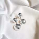 Aros Silver Doble Cocó