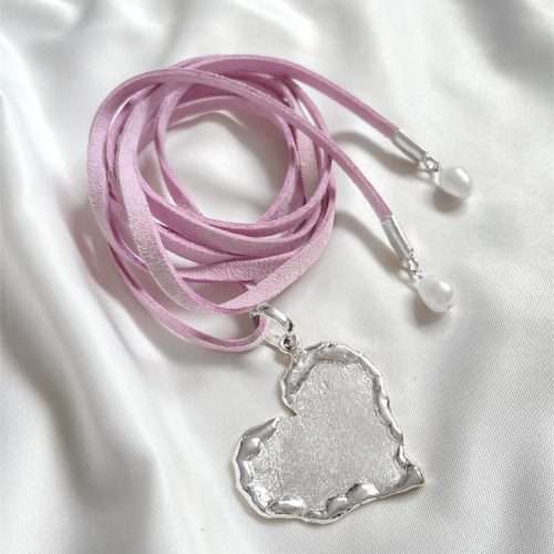 Colgante Silver LoveLove + Gamuza (Elige tu color favorito)