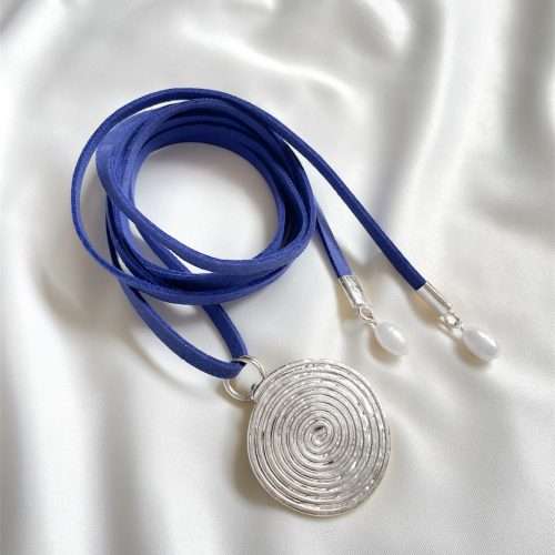 Colgante Silver Arraial + Gamuza (Elige tu color favorito)