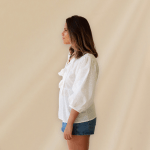 Blusa White Ribbon - Imagen 3