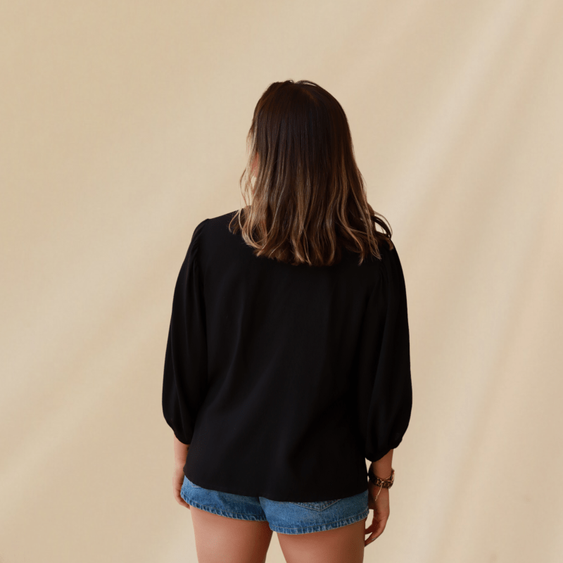 Blusa Black Ribbon - Imagen 3