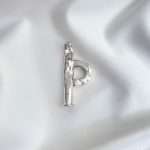 Inicial Silver Argolla