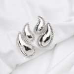 Aros Silver Doble Drop