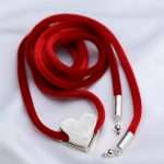 Collar Silver Baby Love Velvet