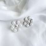 Aros Silver Lily perlas