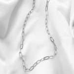Cadena Silver Big Ovalos